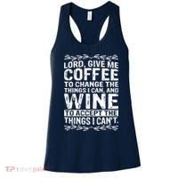 Lord Give Me Coffee And Wine Women's Tank Top thumb 0