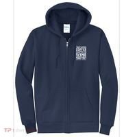 Lord Give Me Coffee And Wine Full Zip Hoodie thumb 0