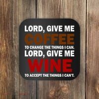 Lord Give Me Coffee Wine Coaster thumb 0