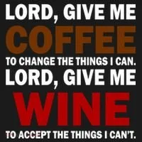 Lord Give Me Coffee Wine Women's Hoodie thumb 2