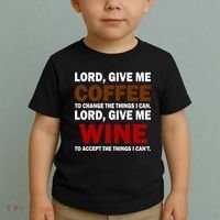 Lord Give Me Coffee Wine Toddler T-Shirt thumb 2