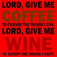 Lord Give Me Coffee Wine Santa Hat thumb 1