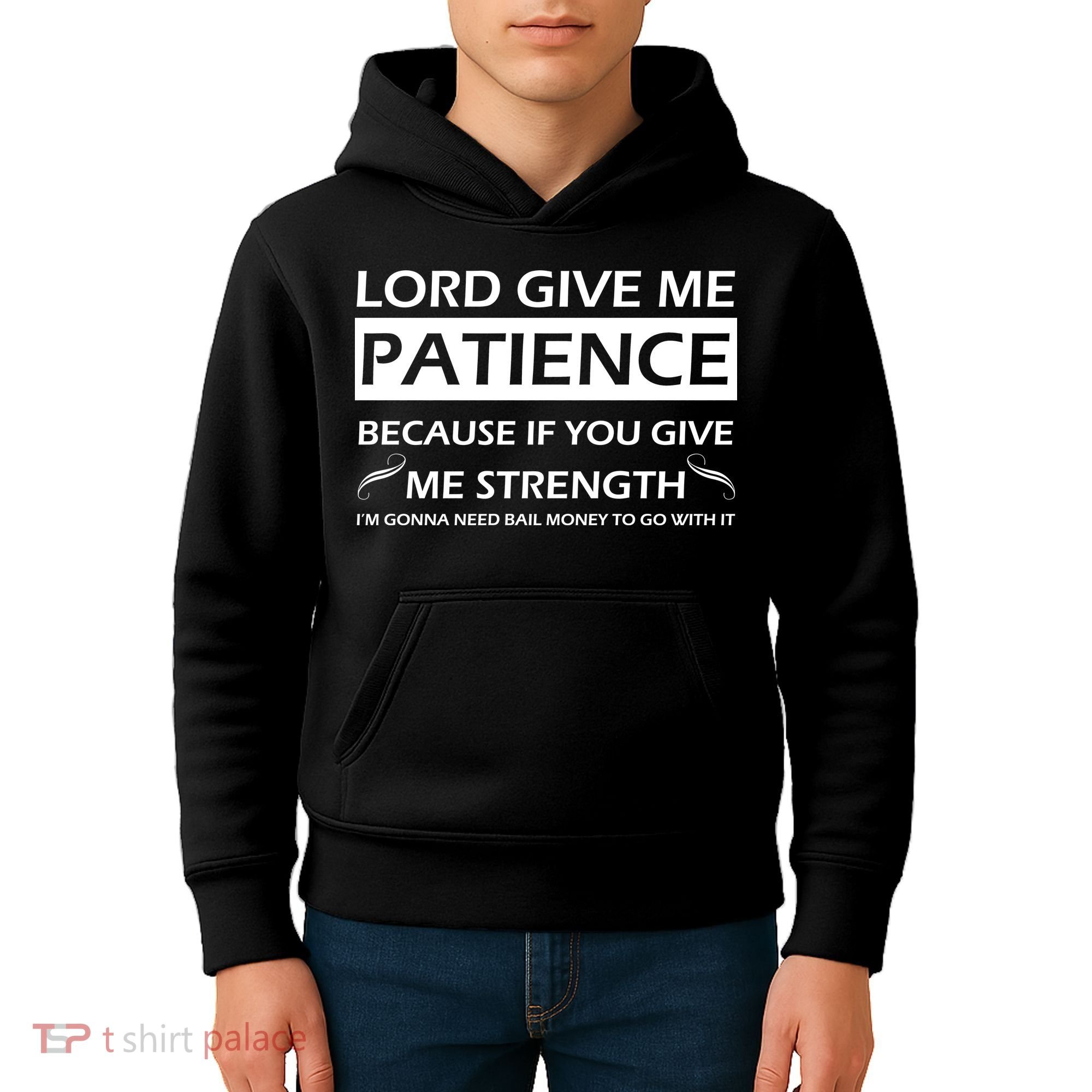 Lord Give Me Patience Kids Hoodie