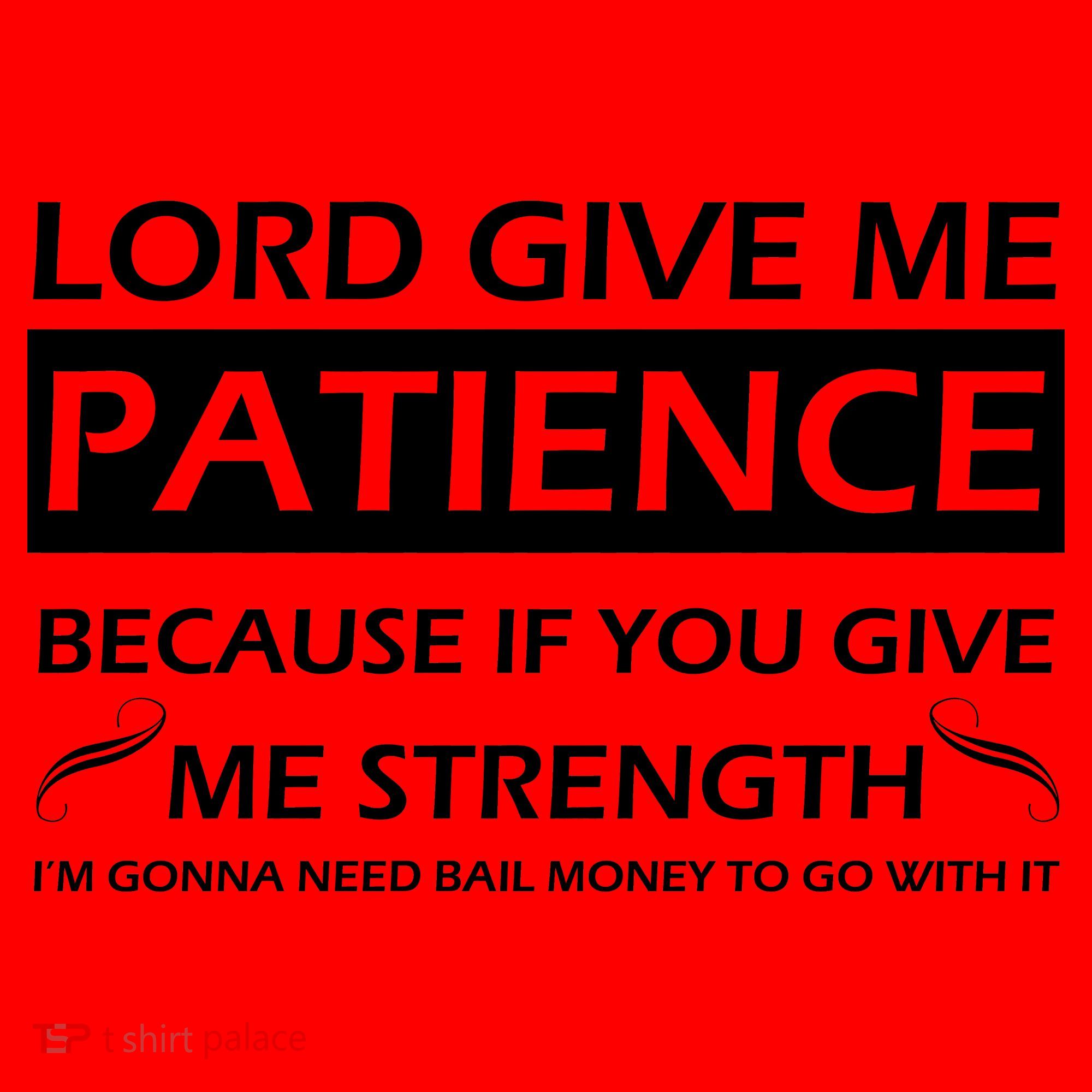Lord Give Me Patience Santa Hat