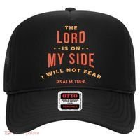 Lord Is On My Side Psalm 118:6 Hat thumb 0
