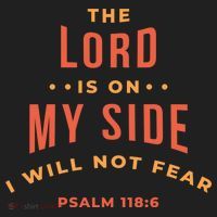 Lord Is On My Side Psalm 118:6 Golf Towel thumb 3