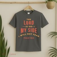 Lord Is On My Side Psalm 118:6 T-Shirt thumb 2