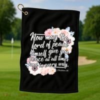 Lord of Peace Golf Towel thumb 1