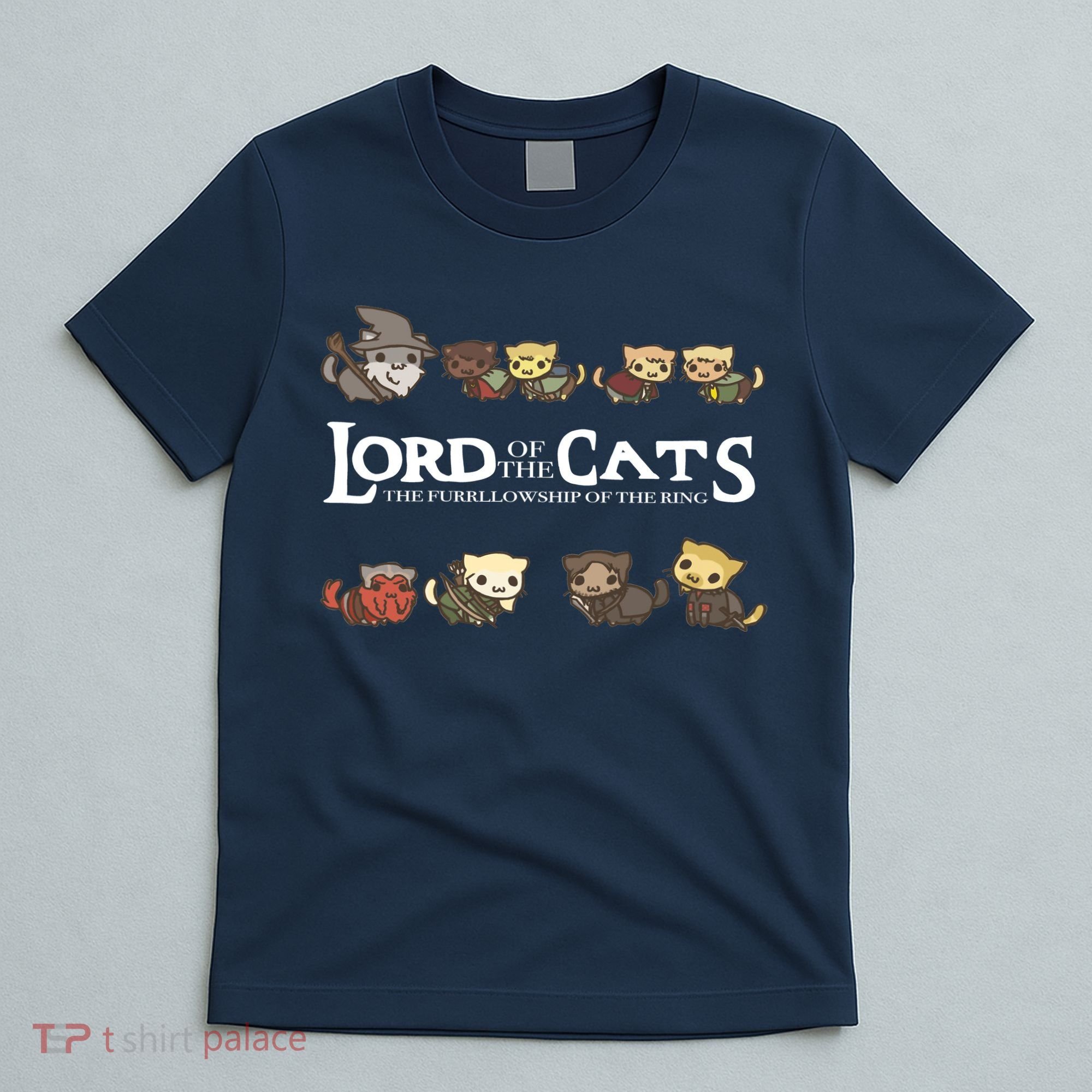 Lord Of The Cats The Furrllowship Of The Ring T-Shirt