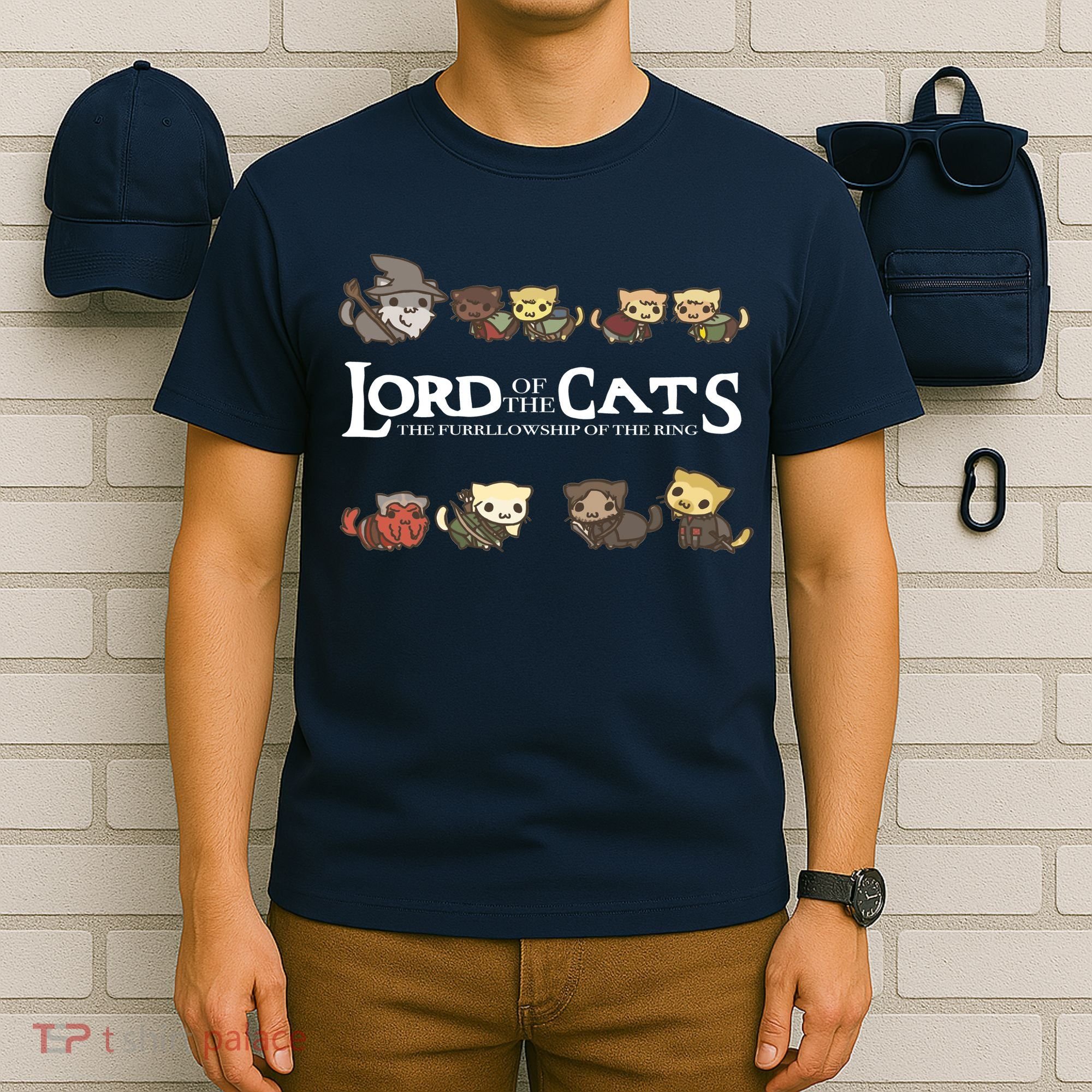 Lord Of The Cats The Furrllowship Of The Ring T-Shirt