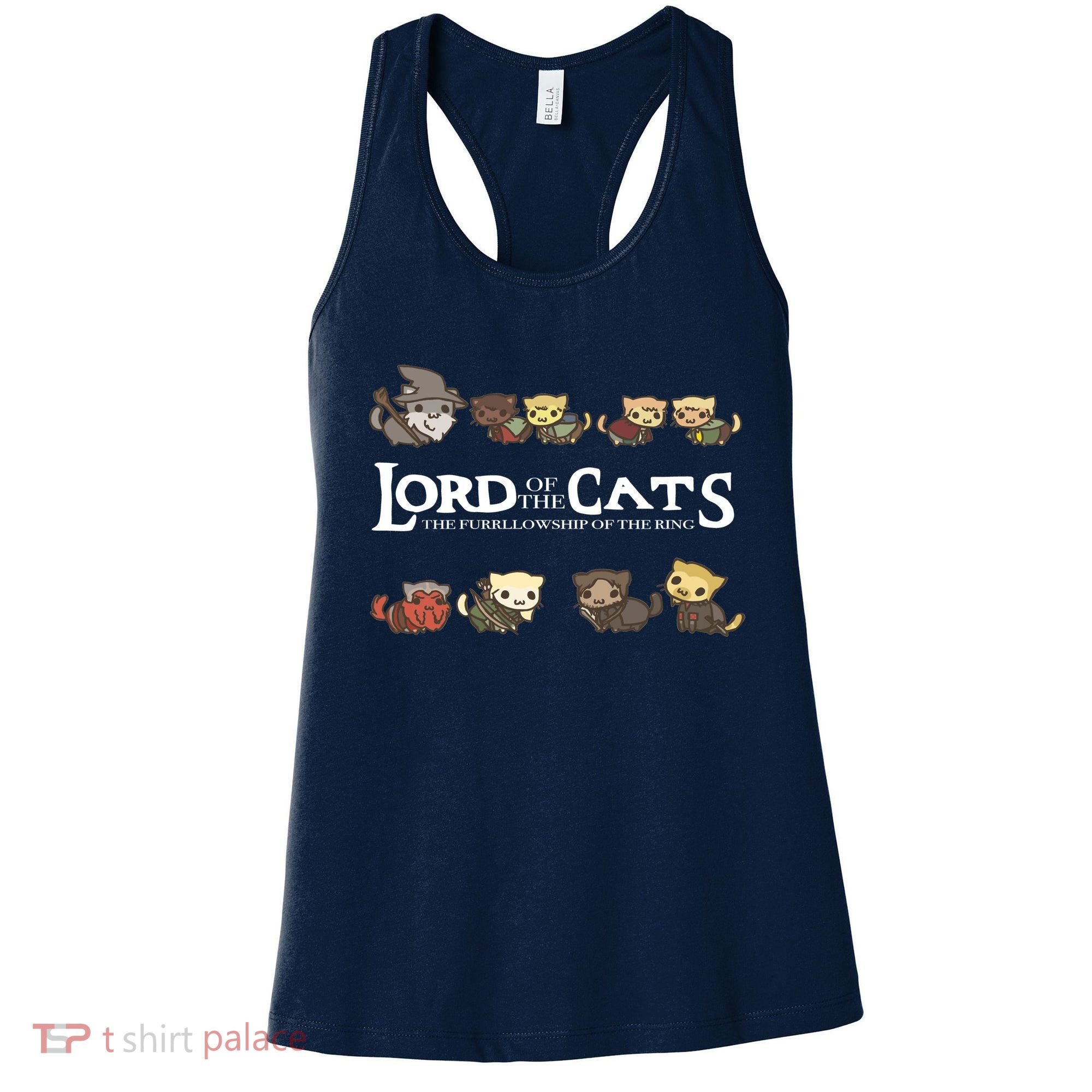 Lord Of The Cats The Furrllowship Of The Ring Women's Tank Top
