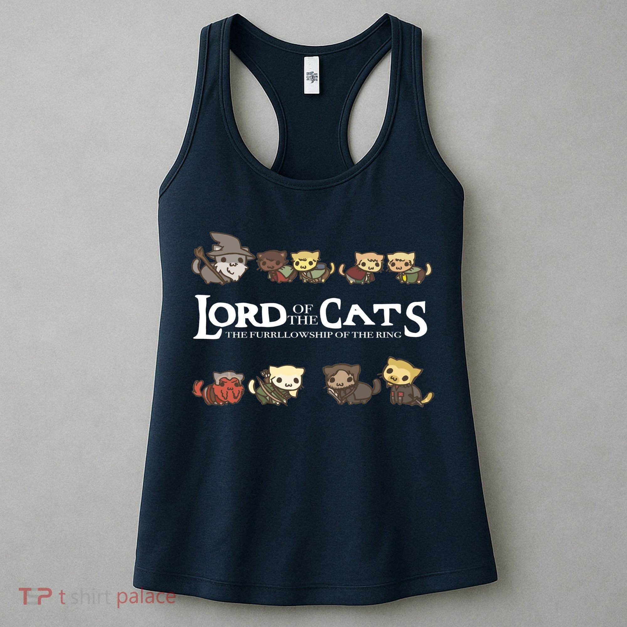 Lord Of The Cats The Furrllowship Of The Ring Women's Tank Top