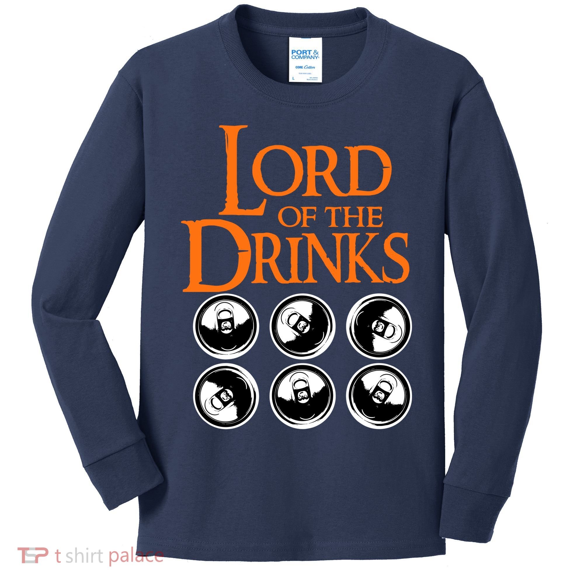 Lord Of The Drinks Kids Long Sleeve Shirt