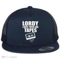 Lordy I Hope There Are Tapes Comey Catchphrase Flat Bill Trucker Hat thumb 0