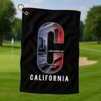 Los Angeles Golf Towel thumb 1