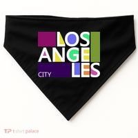 Los Angeles 1980's Logo USA-Made Doggie Bandana thumb 0