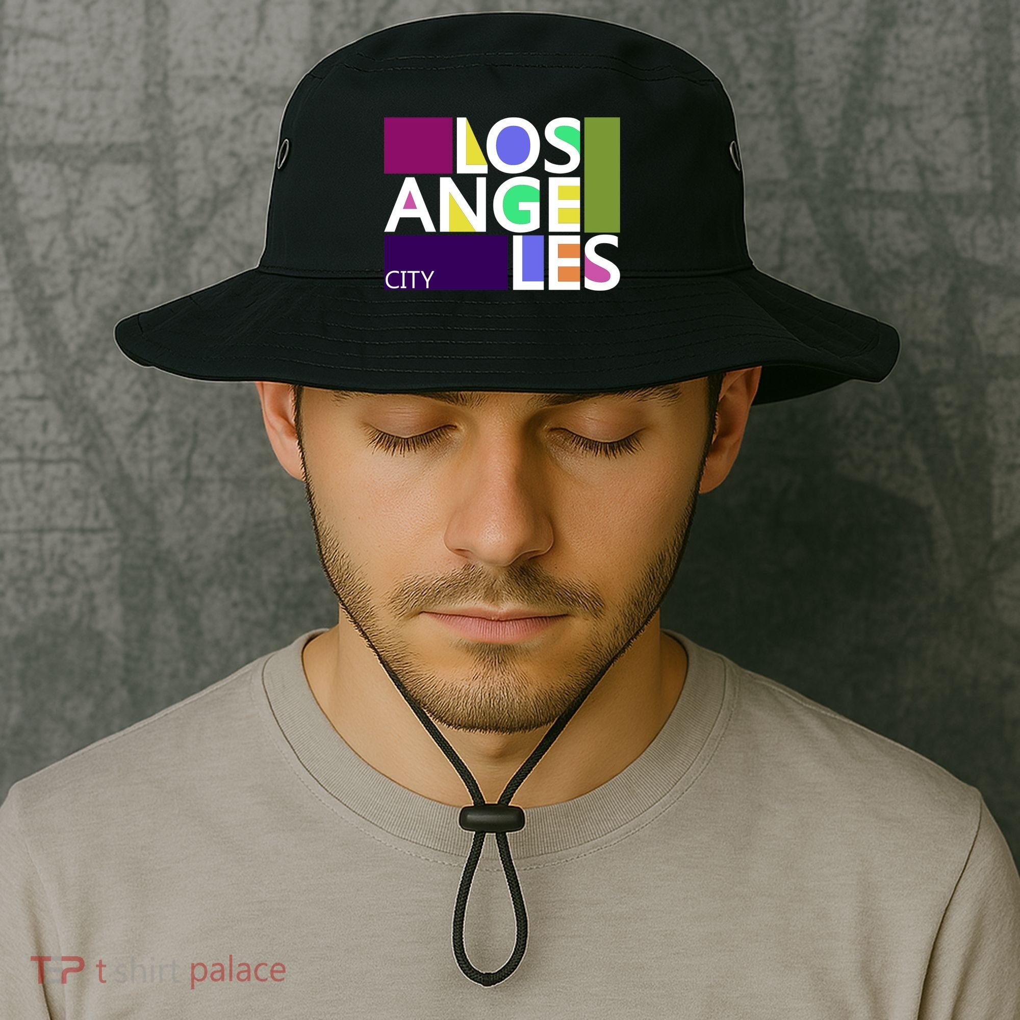 Los Angeles 1980's Logo Bucket Hat
