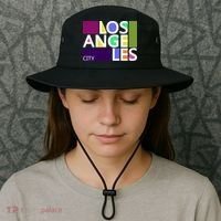 Los Angeles 1980's Logo Bucket Hat thumb 3