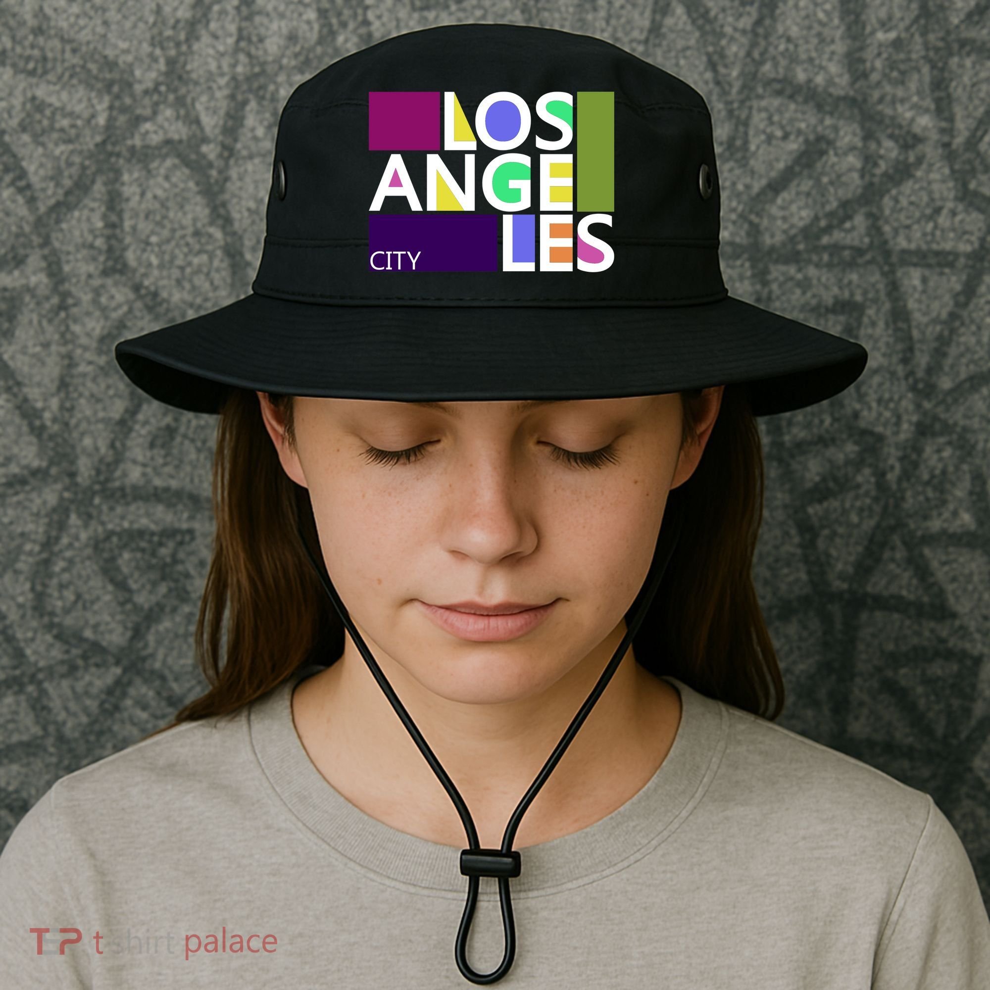Los Angeles 1980's Logo Bucket Hat