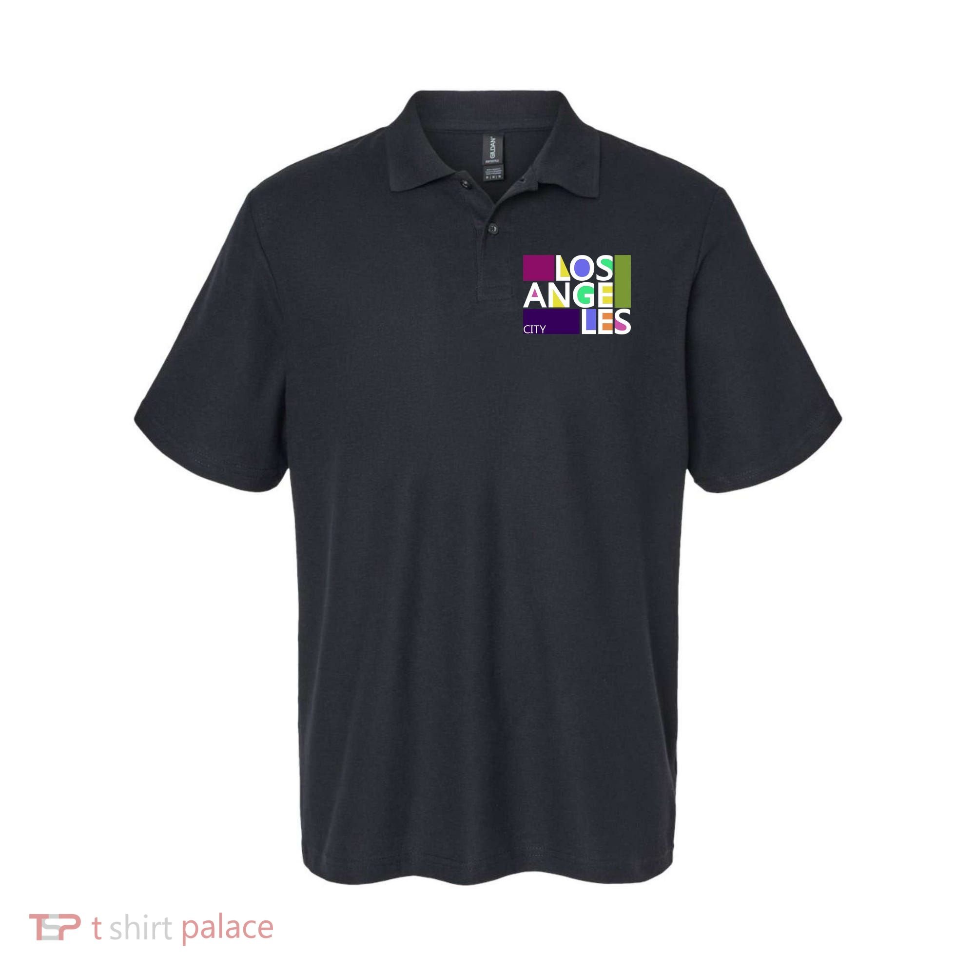 Los Angeles 1980's Logo Polo