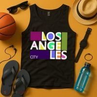 Los Angeles 1980's Logo Tank Top thumb 4