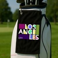 Los Angeles 1980's Logo Golf Towel thumb 2