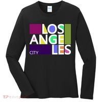 Los Angeles 1980's Logo Women's Long Sleeve Shirt thumb 0