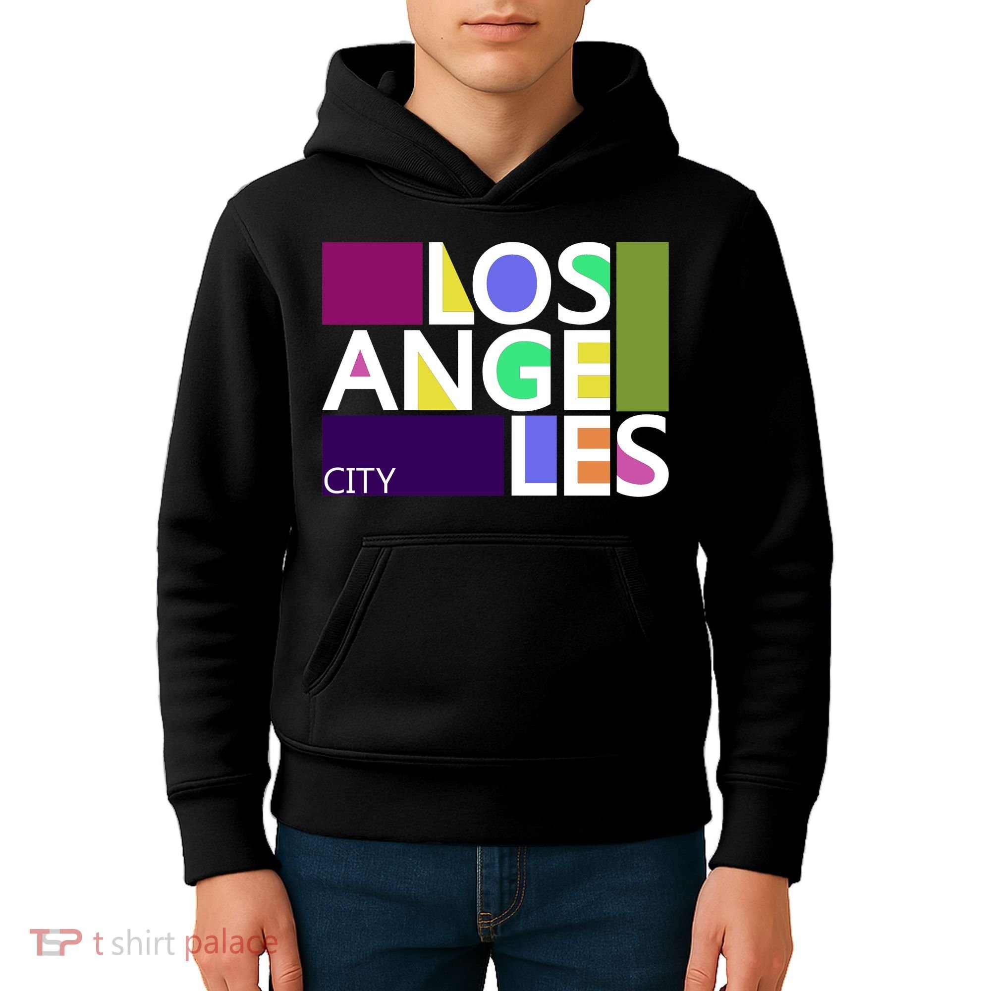 Los Angeles 1980's Logo Kids Hoodie