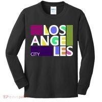Los Angeles 1980's Logo Kids Long Sleeve Shirt thumb 0