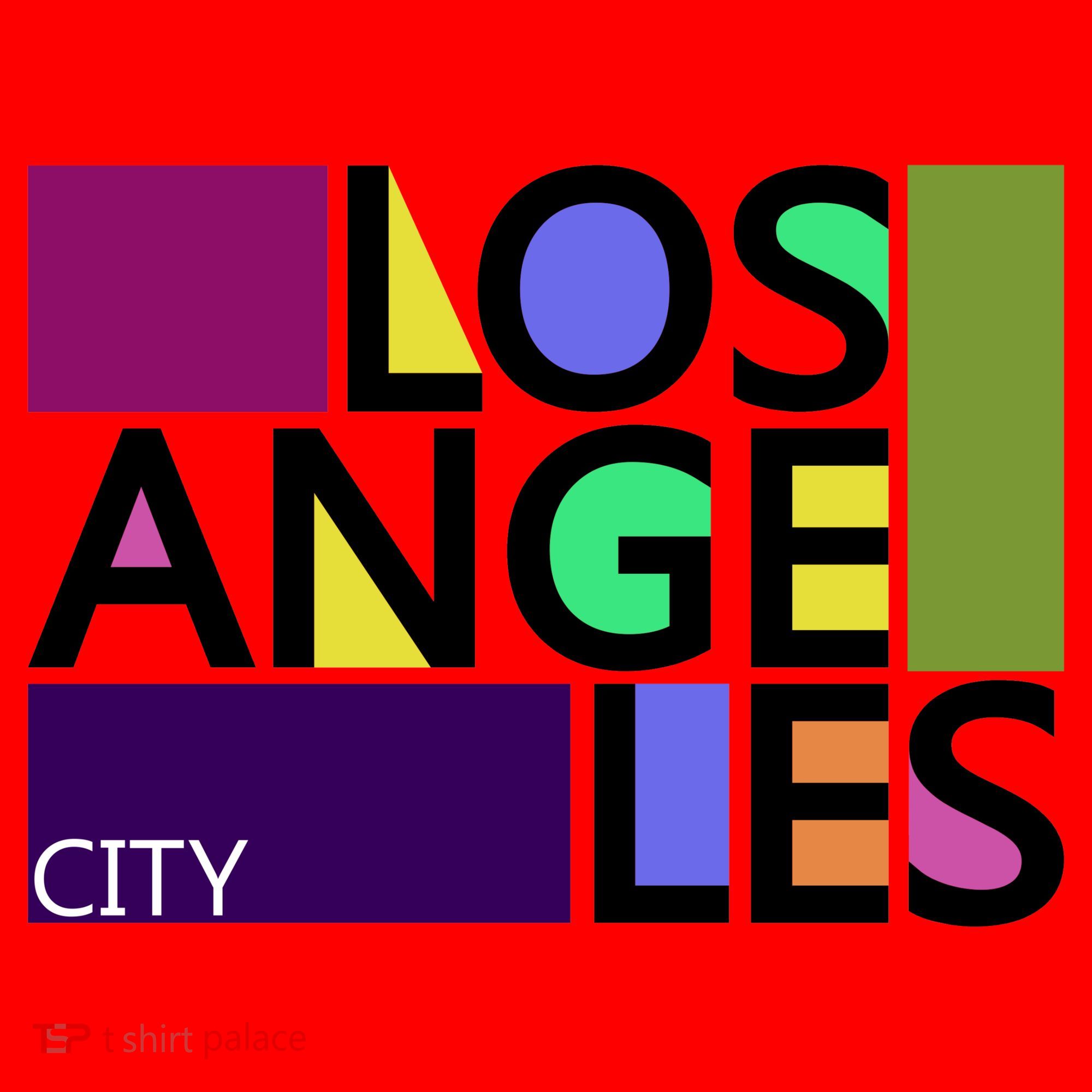 Los Angeles 1980's Logo Santa Hat