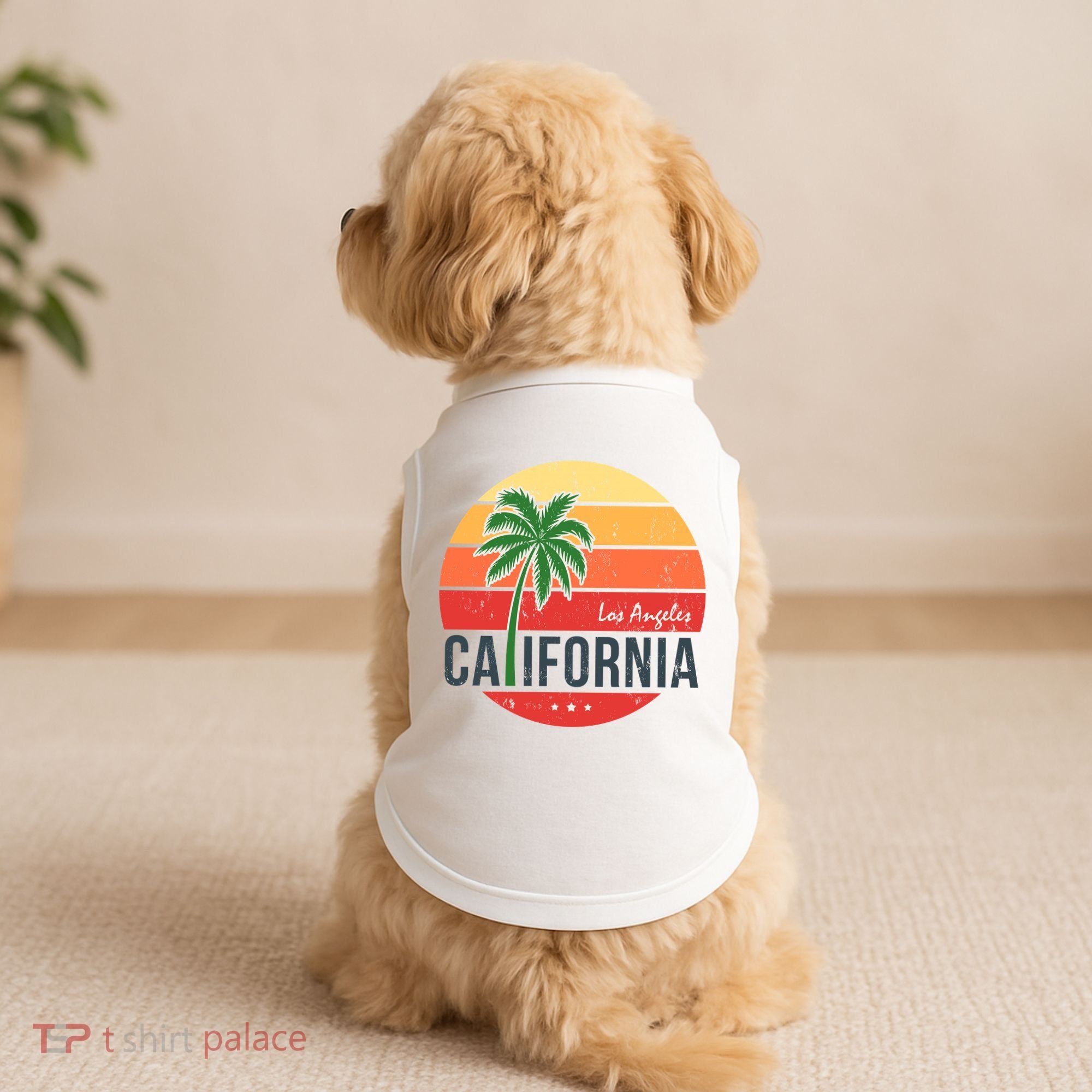 Los Angeles California Doggie Tank