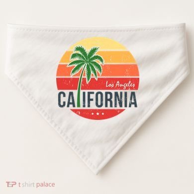 Los Angeles California USA-Made Doggie Bandana