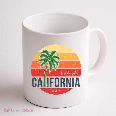 Los Angeles California Coffee Mug back
