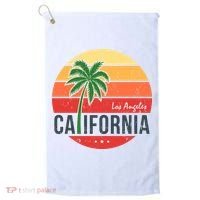 Los Angeles California Golf Towel thumb 0