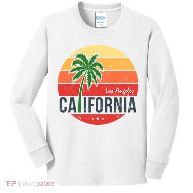 Los Angeles California Kids Long Sleeve Shirt