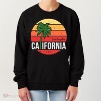 Los Angeles California Retro Circle Women's Sweatshirt thumb 0