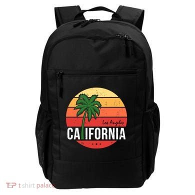 Los Angeles California Retro Circle Backpack