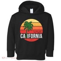 Los Angeles California Retro Circle Toddler Hoodie thumb 0
