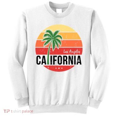 Los Angeles California Retro Circle Sweatshirt