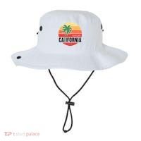 Los Angeles California Retro Circle Bucket Hat thumb 0