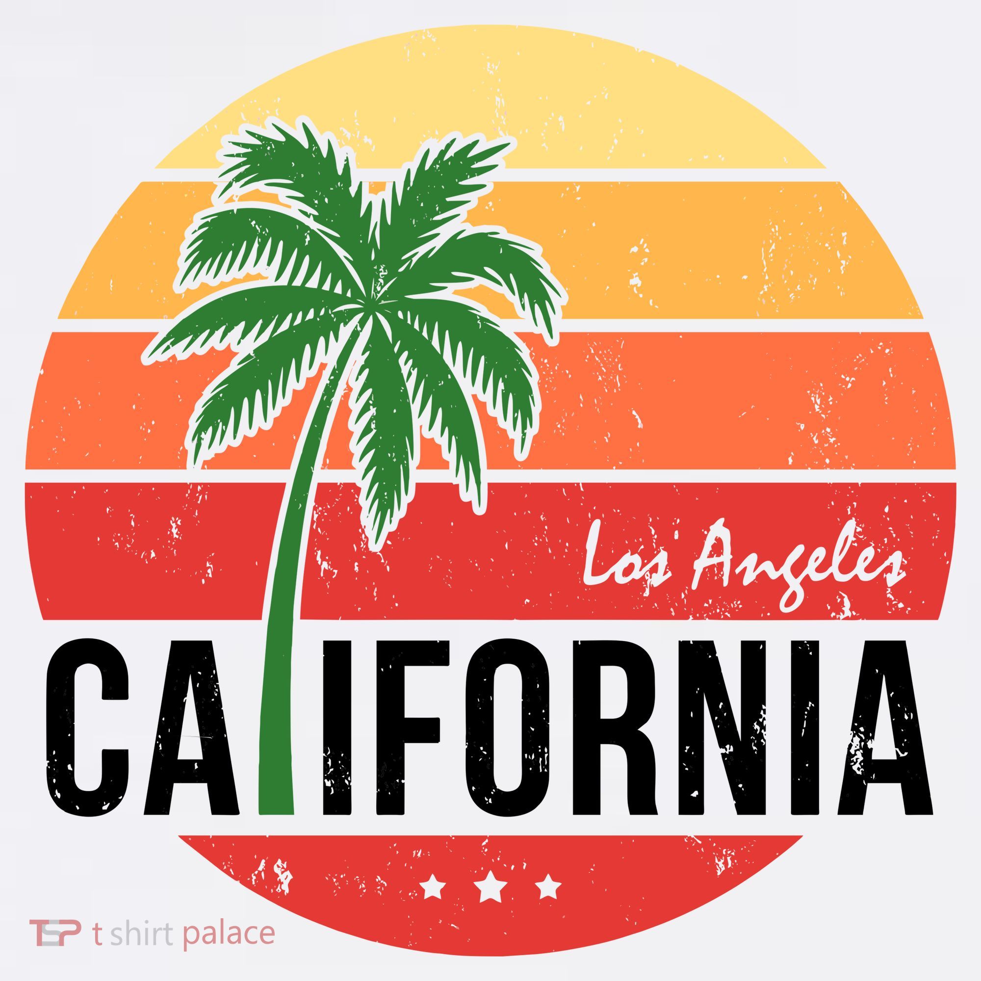 Los Angeles California Retro Circle Women's Hoodie