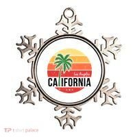 Los Angeles California Retro Circle Ornament thumb 0
