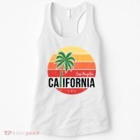 Los Angeles California Retro Circle Women's Tank Top thumb 0