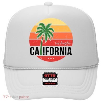 Los Angeles California Retro Circle Hat