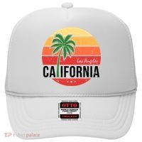 Los Angeles California Retro Circle Hat thumb 0