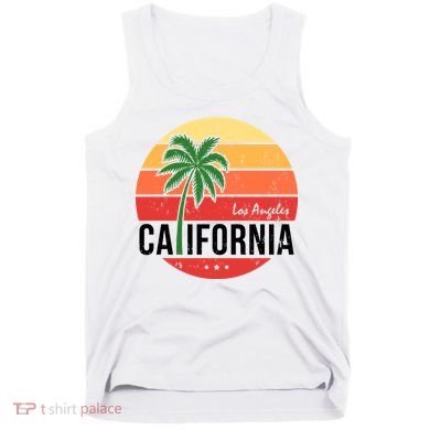 Los Angeles California Retro Circle Tank Top