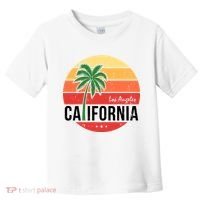 Los Angeles California Retro Circle Toddler T-Shirt thumb 0