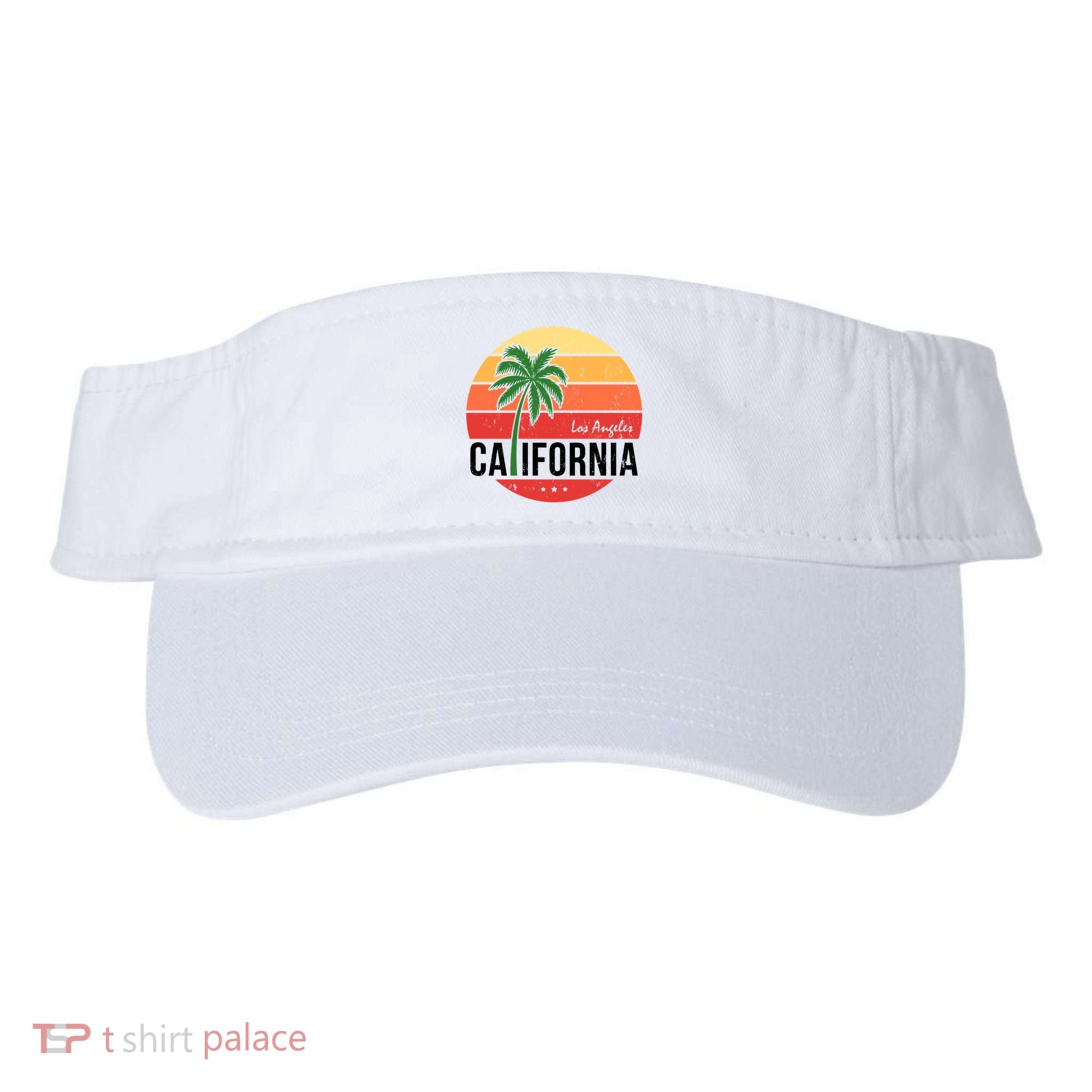 Los Angeles California Retro Circle Visor