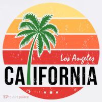 Los Angeles California Retro Circle Visor thumb 3