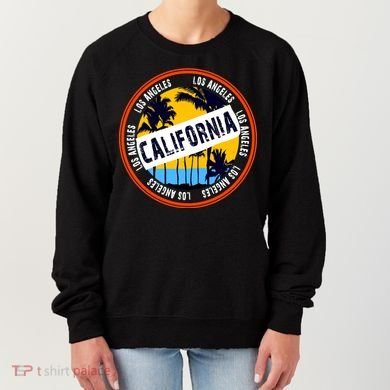 Los Angeles California Retro Circle LA Women's Sweatshirt